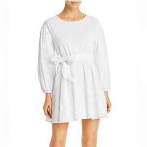 Andamane Doina Embroidery Tie-Waist Mini Dress